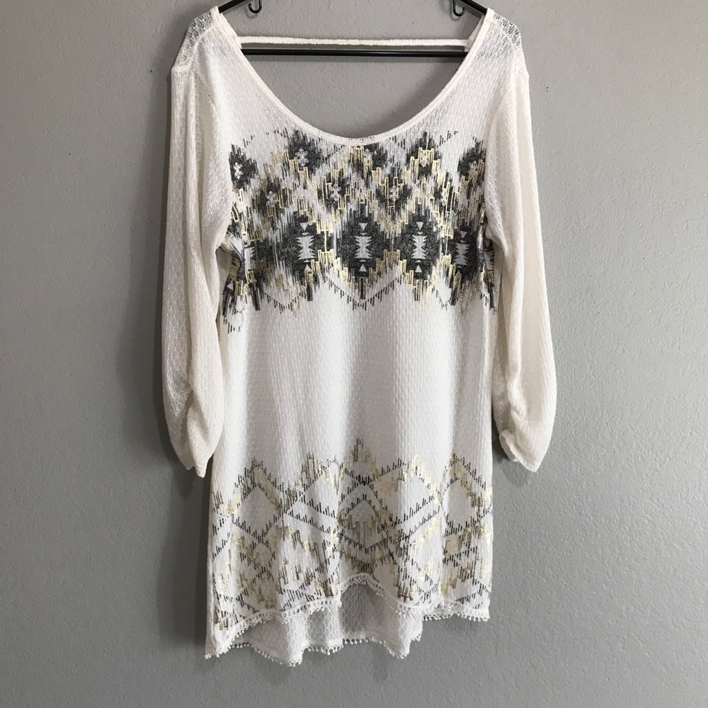 Peek a Boo back Sweater